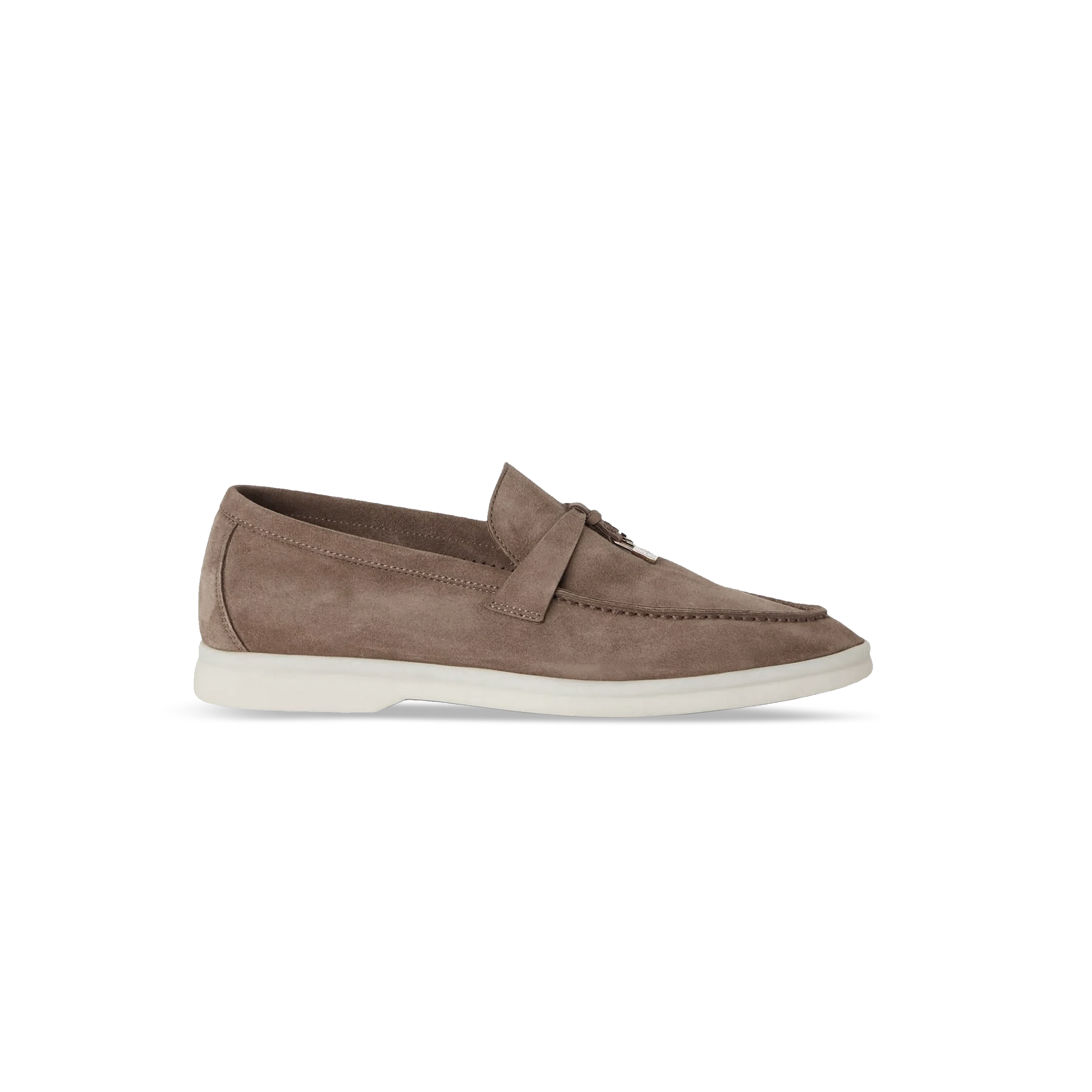 L**o p*ana summer charms walk suede loafers in pink fan1512